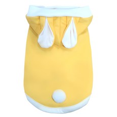 DOGDOG 狗狗春天兔子連帽T, 黃色, 1個