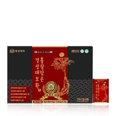 경성제약 홍삼담은 경성대보환 3.75g x 60환 새해 설 명절 부모님 면력 선물세트, 32개