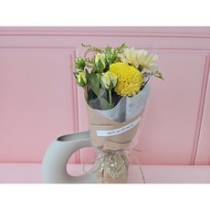 유스풀몰 에코꽃다발 생화택배 꽃배달싼곳, 에코 꽃다발(3~4종), 1개