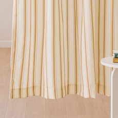 thezari 더자리 미드센츄리 모던 스트라이프 가리개커튼 1P/2P 2size 5color