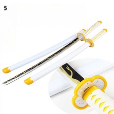 Haengbuk 귀멸의칼날 검 칼 코스프레 검 장난감 일륜도 귀살대-81CM, 1개, 5