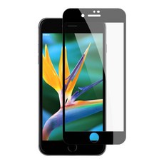 iPhone 7/8/SE2/SE3 滿版黑框鋼化膜 高清玻璃保護貼 (二入組), 1入
