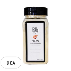딜리셔스마켓 새우 분말 중형, 180g, 9개