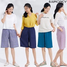 팔주머니 여성 풍기인견원단 시어서커 반바지 4종35314698