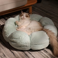 DING DONG PET 寵物向日葵甜甜圈坐墊, 薄荷綠