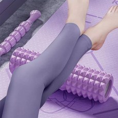 EVA 종아리 테스 요가 종아리 마사지 퍼플 폼롤러 jmc589mf