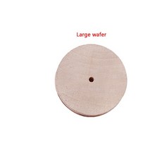 폴리쉬드 에지 가죽 공예 작업 도구를 위한 멀티 사이즈 우드 슬리커 가죽 솔리드 우드 라운드 버니싱 에지, 대형 웨이퍼, 1개