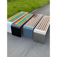 제이베니-2677 야외벤치 정원벤치 테라스벤치 야외용벤치 공원벤치 벤치 의자, 11. 2mx40cmx45cm 스틸 프레임