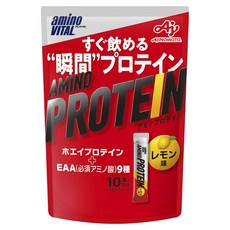 AJINOMOTO 味之素 aminoVITAL 胺基酸乳清蛋白粉隨身包 檸檬風味, 1袋, 45g