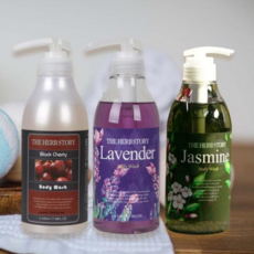 스크럽 더허브스토리 향기좋은 아로마 바디워시 500ml, 08. 블랙체리