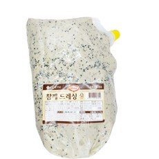 롯데푸드 참깨드레싱 2KG 샐러드드레싱 소스, 1개