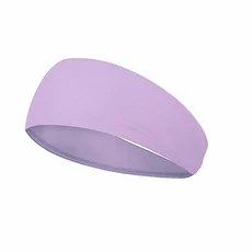 쿠쿠스토어 1Pcs 탄성 요가 머리띠 스포츠 Sweatband 러닝 헤어 밴드 야외 체육관 붕대, 08 light purple