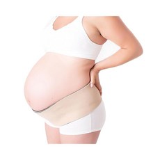 cabeea 플립잇 리버서블 블랙과 베이지 골반 서포트 벨트 남성 임신 후 매일 착용하는