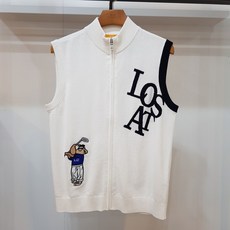 루이까스텔 남성루이스스타일전판지퍼코튼베스트/7MEVT482W