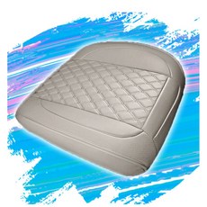 리버폭스 차량용 코나 르블랑 시트커버 전용 퀼팅 타공 가죽방석, 바닐라베이지, 1개