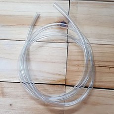 PVC튜브 (내경5mm 외경7mm 길이1m) 비닐관 투명비닐관 투명비닐호스, 1개