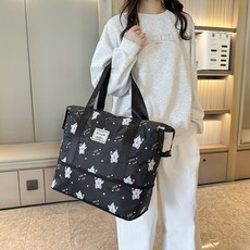 ETUDIER 확장형 여행용 캐리어 보조가방 보스턴백