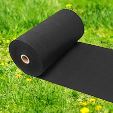 잡초 방지 부직포 매트 제초 농사용 멀칭 시트 덮개 10M x 60cm, 1개