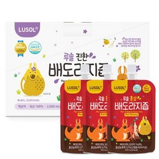 루솔 진한 배도라지즙 40포 + 홍삼 배도라지즙 3포, 진한배즙(40)+홍삼배즙(3), 1개