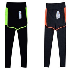 B 여성투인원레깅스 여자스포츠레깅스 여자헬스레깅스