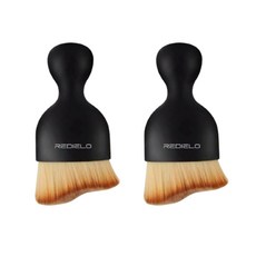 레디엘로 차량용 먼지털이 초미세 브러쉬 틈새 세차 2p + 전용케이스 세트, 1세트