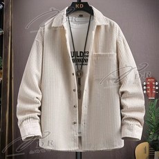 스타일닥터 남성 셔츠 상의 두꺼운 코듀로이 남성복
