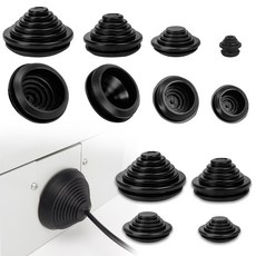 60개 고무 그로밋 타워 몰드 케이블 씰링 타워 케이블 그로밋 보호 링 구멍 드릴 그로밋 고무 씰링 개스킷 케이블 전선 용 방화벽 구멍 플러그 전기 상자(10-30mm