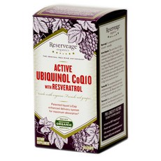 ReserveAge Organics 還原型輔酶Q10白藜蘆醇膠囊, 60顆, 1盒