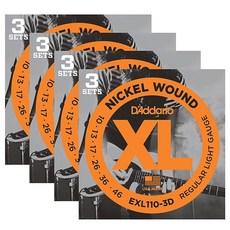 D'Addario EXL110 Electric 10-46 12팩 번들, D'Addario EXL110 Electric 10-4