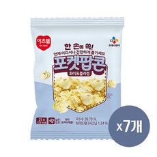 CJ 이츠웰 포켓팝콘 화이트블러썸, 7개, 25g