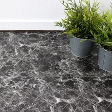 쿠셔니 접착식 데코타일 바닥타일 현관 베란다 발코니 셀프시공 20매, 블랙마블, 20개
