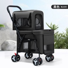 개모차 강아지 소형견 반려견 고양이 유모차 냥모차 개, G. 중성 검은 색 위에 7kg 하단 15kg