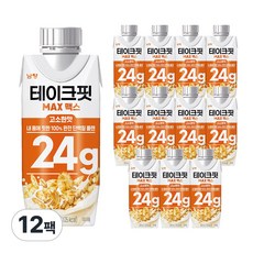 테이크핏 맥스 고소한맛 프로틴, 250ml, 12개