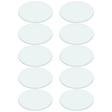 10개 120mm 실험실 유리 비커 과학 실험 및 학교 실험실 사용을 위한 평면 시계 유리 시계 커버 덮기