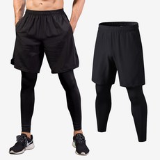 ritz.J 男款運動短褲+內搭褲