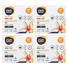 바디네이처 디바인 왁스 바디 바닐라 팔/다리/겨드랑이용, 4개