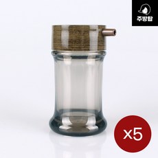 명품 옹이 식초 간장병 소스통 식당 업소용 소스병 양념병 양념통, 옹이간장병 소, 5개