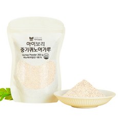 아이보리 중기퀴노아가루 세척완료 글루텐프리 슈퍼푸드 토핑 큐브 고단백 영양죽 잡곡, 1개
