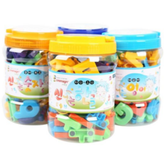 자석 자석공부세트, 한글