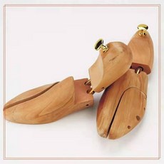 삼나무 슈트리 구두 신발 발볼 주름방지, 1개, 내추럴 로즈우드 43 44