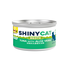 GimCat 竣寶 SHINYCAT 經典湯罐 鮮鮪魚佐蘆薈, 6個