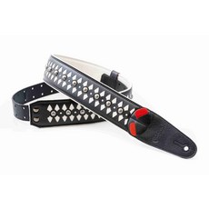 RightOn 吉他背帶 Mojo 系列 Armour 盔甲 四色 西班牙進口, White, 1個