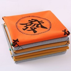 麻將桌布 家用大號一米正方形麻將毯 加厚消音麻將墊 方便儲物 輕鬆收納 隨意折疊 四角帶兜 做工精細 時尚麻將布, 【衝量促銷款 】1米帶兜 隨機發貨, 1個