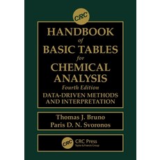 (영문도서) CRC Handbook of Basic Tables for Chemical Analysis: Data-Driven Methods and Interpretation Paperback, CRC Press, English, 9780367517199