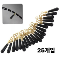 구백가 고탄력 검정 유동찌고무 고무찌 소품채비 25개입, 1개