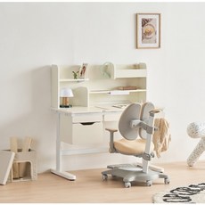 리바트 세계가구 프라임 키즈 각도높이조절 책상, 화이트