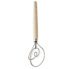폭스런 대니쉬 도우 거품기, Silver+Wood, 1개
