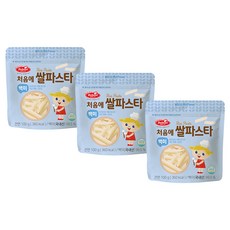 베베스트 처음에 쌀파스타 백미, 100g, 3개