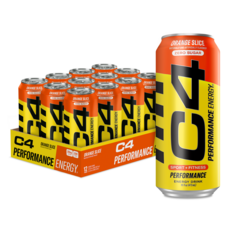 C4 高性能能量飲 柳橙切片, 473ml, 12個