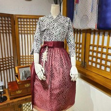 결혼식 2부 한복드레스 여자 생활한복 퓨전 원피스